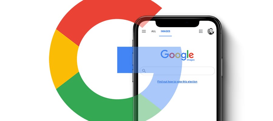 photo of phone and google logo