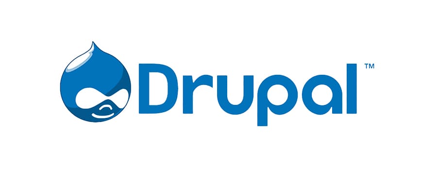 The logo for Drupal.